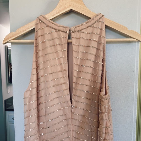 Adrianna Papell Art Deco Beaded Gown - Picture 2 of 3